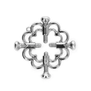 KINK Metal Flower Nipple Clamps with Adjustable Pressure
