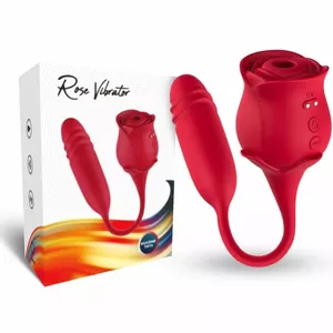 ARMONY FOR COUPLES Roseknigth Laizojošs un Vibrējošs Klitora Stimulators un Vibrators Sarkans