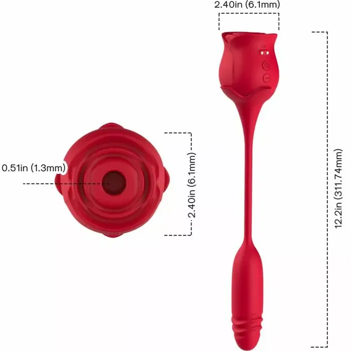 ARMONY FOR COUPLES Roseknigth Laizojošs un Vibrējošs Stimulators Photo 4