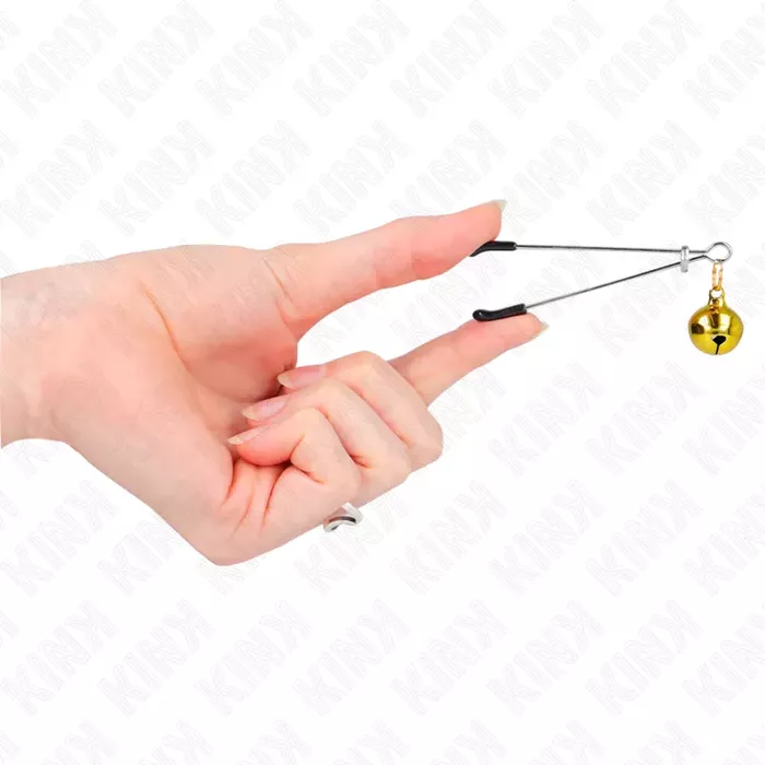 Krūšu galviņu skavas KINK THIN BELL 7 cm Photo 4