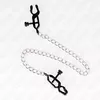 Krūšu galu skavas KINK Flat Chain Silver 30 cm Photo 2