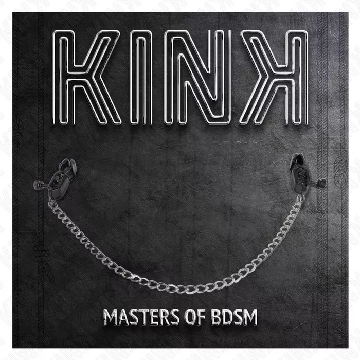 Krūšu galu skavas KINK Flat Chain Silver 30 cm Photo 5