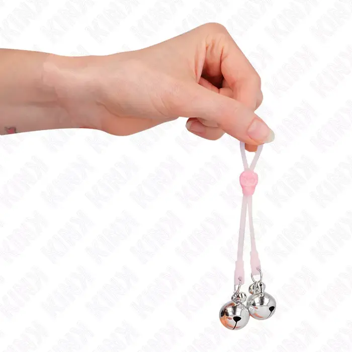 Nipple clamps KINK Luminous Skull adjustable Photo 4