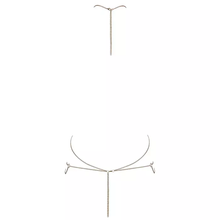 Боди-цепочка Cottelli Collection Gold — металлический пояс-аксессуар Photo 6