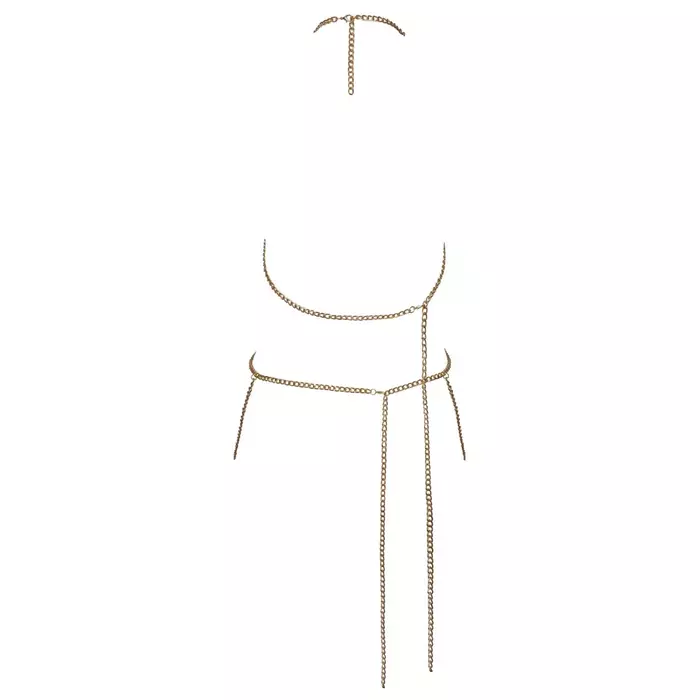 Body chain Cottelli Collection Gold adjustable metal body chain Photo 6