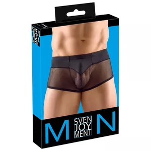 Vīriešu apakšbikses Svenjoyment 2XL — melnas, mikrošķiedra (90% poliesters, 10% spandekss) un tīkls (90% poliamīds, 10% spandekss)