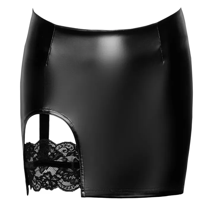 Юбка-подвязка Noir Orgia, регулируемые бретели, чёрный, M Photo 7
