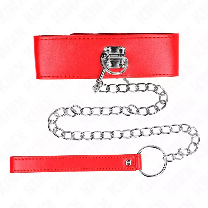 Necklace-style belt KINK COLLAR & GAG — 65 cm, adjustable Photo 3