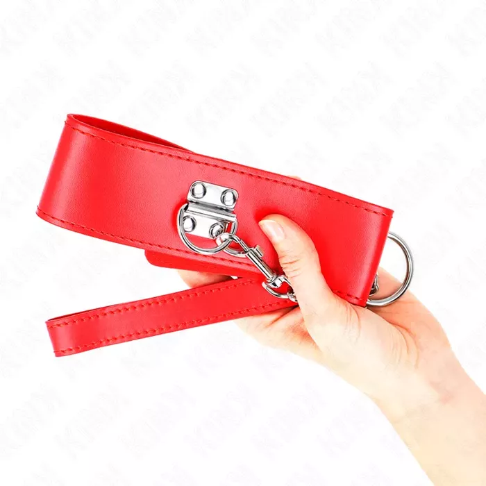 Necklace-style belt KINK COLLAR & GAG — 65 cm, adjustable Photo 4