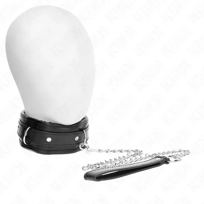 Heavy Necklace with Belt — KINK COLLAR & GAG 65 cm Photo 2