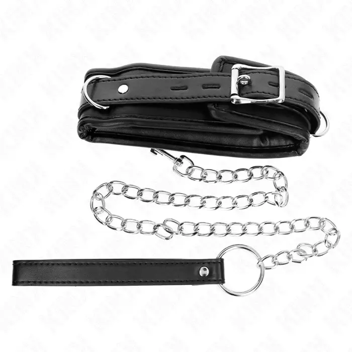 Heavy Necklace with Belt — KINK COLLAR & GAG 65 cm Photo 3