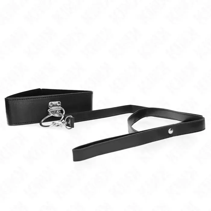 Leash and collar set KINK COLLAR & GAG — 116 cm / 50x5 cm Photo 3
