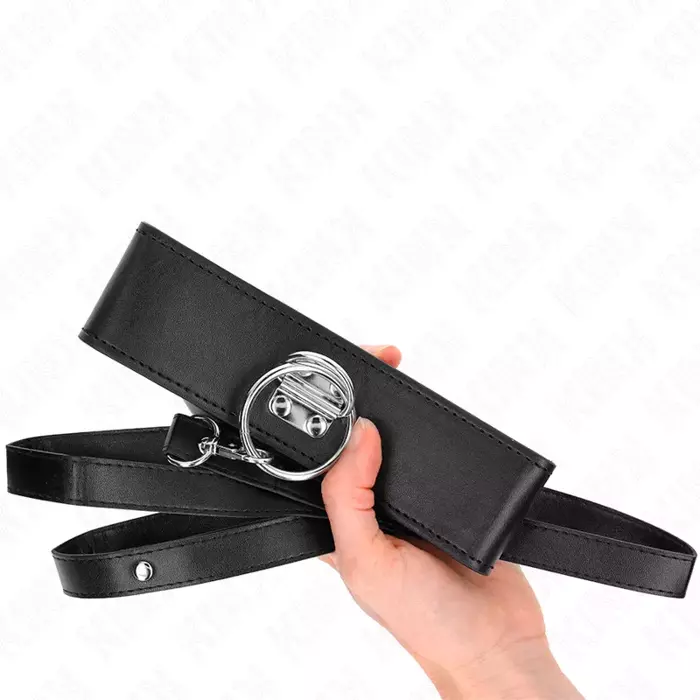 Leash and collar set KINK COLLAR & GAG — 116 cm / 50x5 cm Photo 5