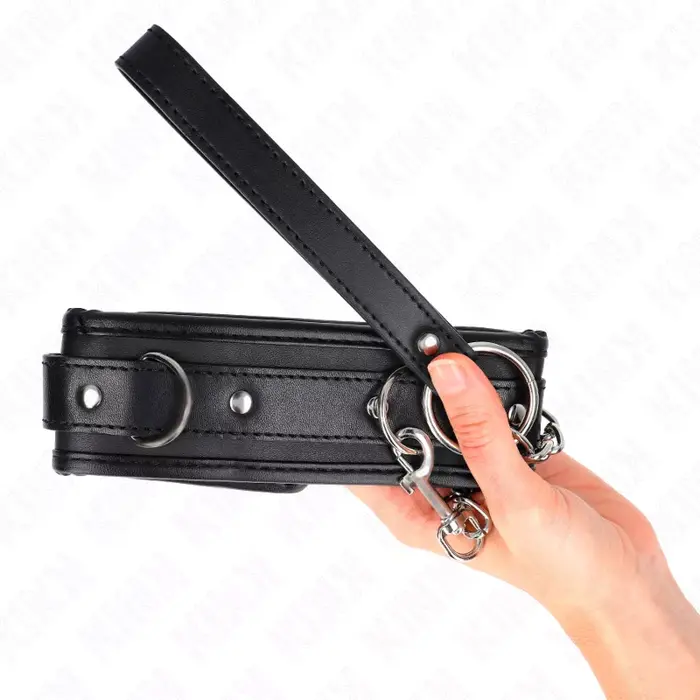 KINK COLLAR & GAG ошейник с поводком модель 1 Photo 4