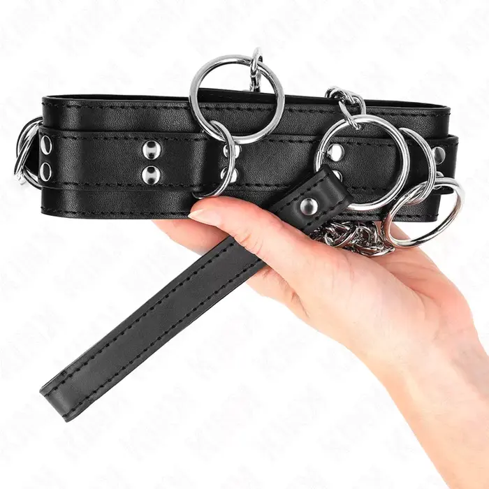 Collar KINK COLLAR & GAG 3-ring necklace 80 cm Photo 5