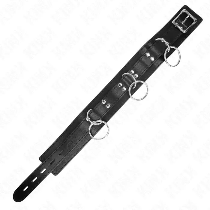 Collar KINK COLLAR & GAG 3-ring necklace 80 cm Photo 6