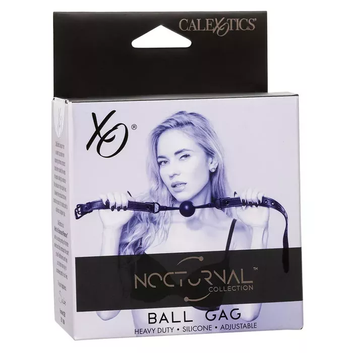 Ball gag CalExotics Nocturnal — silicone, black Photo 7