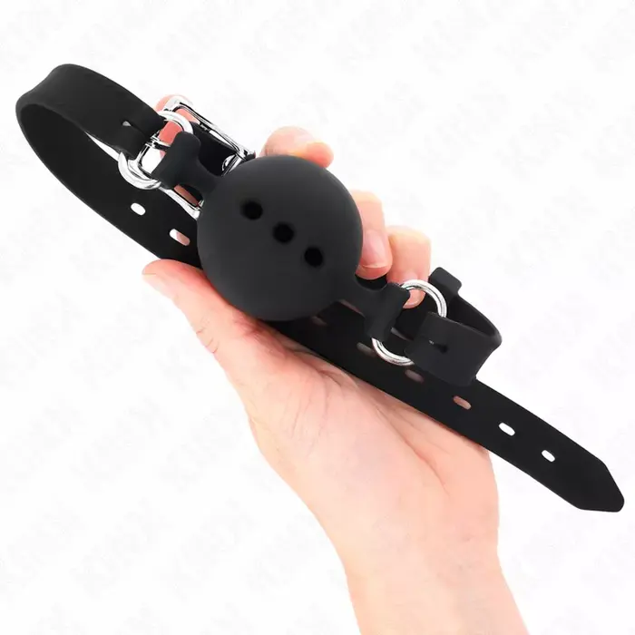 Kuksis KINK COLLAR & GAG 4,5 cm silikona bumbiņa Photo 2