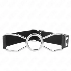 Mouth gag KINK COLLAR & GAG SPIDER MOUTH GAG size S — 60 x 3 cm, 3 cm ring