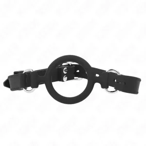 Gag KINK COLLAR & GAG silicone O-ring 5 cm with 56 cm adjustable strap