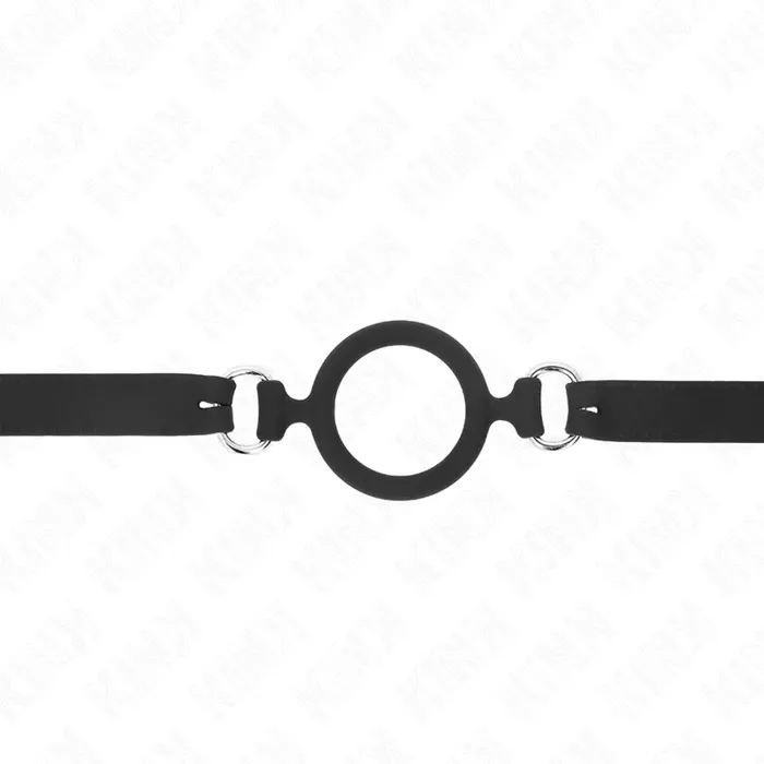 Mutes klubs KINK COLLAR & GAG silikons 5 cm Photo 4