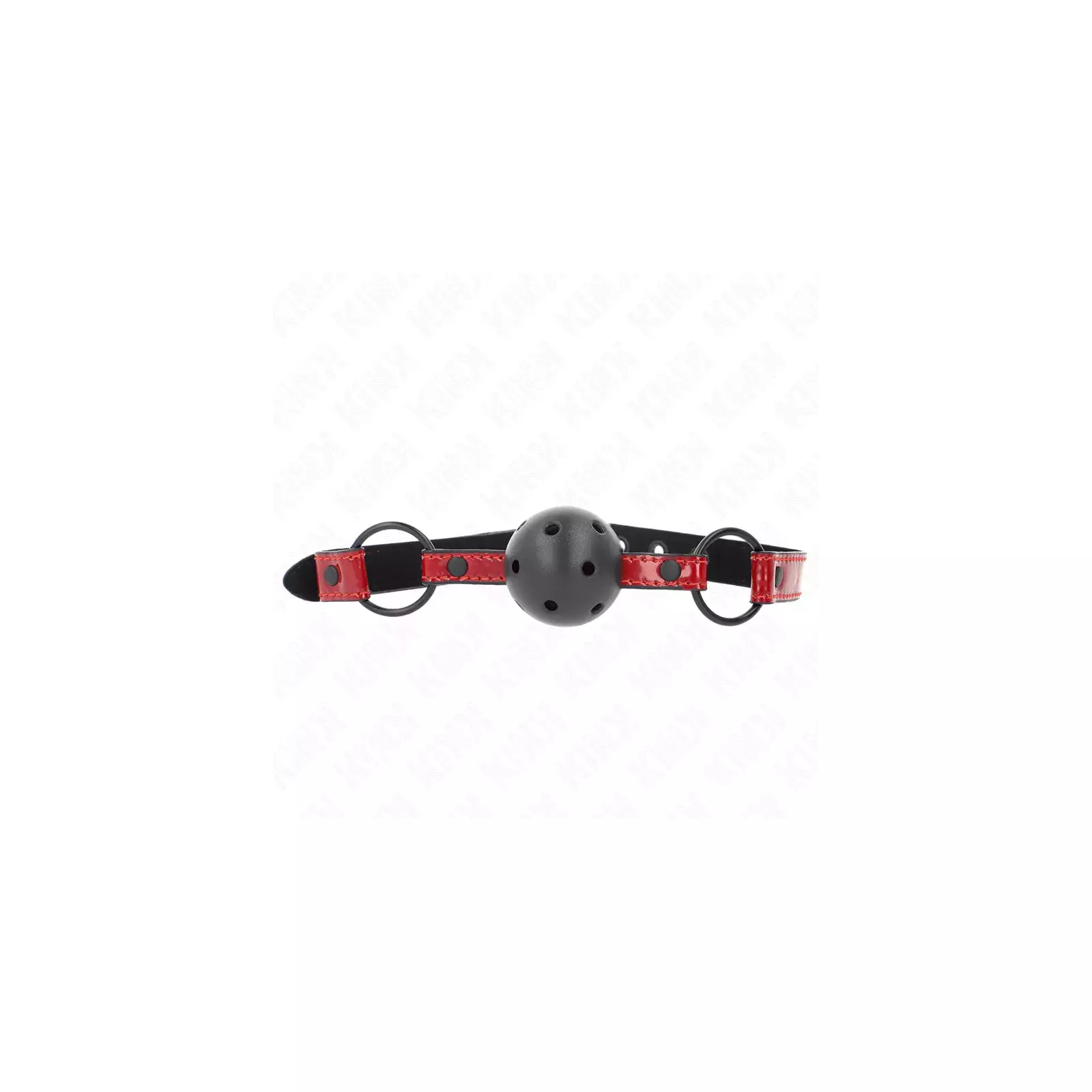 KINK Shiny Leatherette Ball Gag D-240835 Photo 1