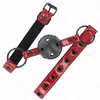 KINK Shiny Leatherette Ball Gag D-240835 Photo 2