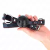KINK Hollow Hard Black Ball Gag Model 2 Photo 3