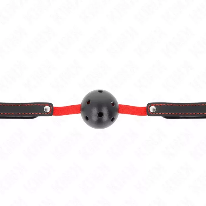 Rokudzens KINK COLLAR & GAG ciets mutes 4,5 cm Photo 3