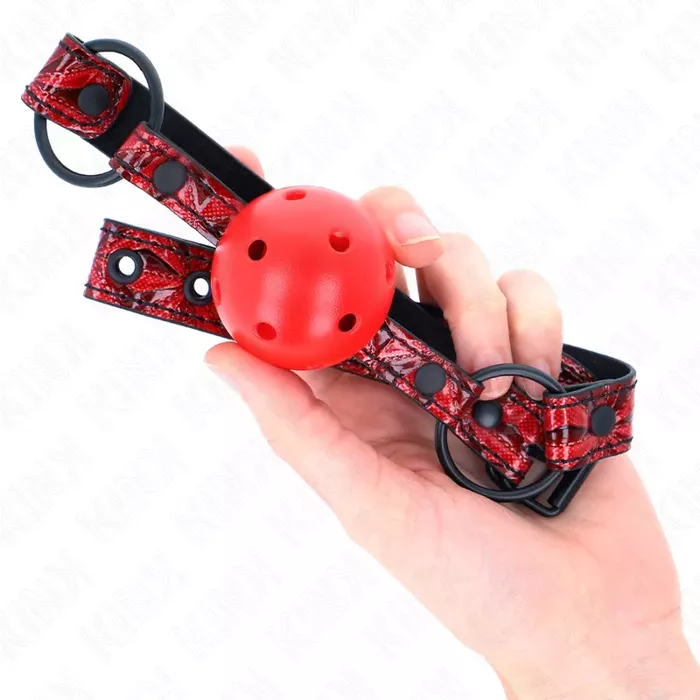 Кляп KINK COLLAR & GAG шар 4,5 см модель 1 Photo 4