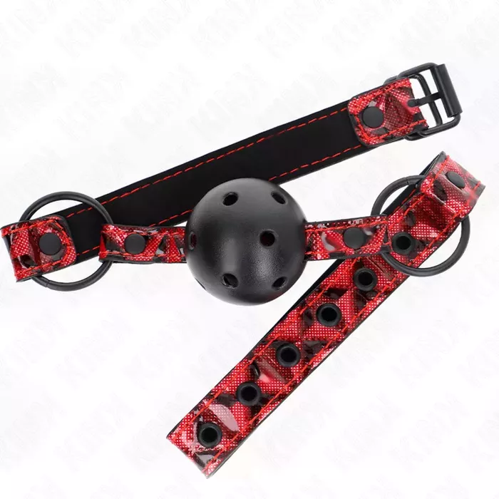 Ball gag KINK COLLAR & GAG model 2 4.5 cm Photo 2