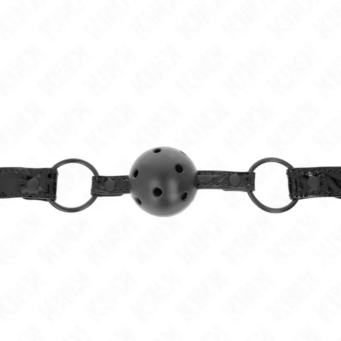 Кляп-шар KINK COLLAR & GAG DIAMOND PATTERN 4,5 см Photo 3