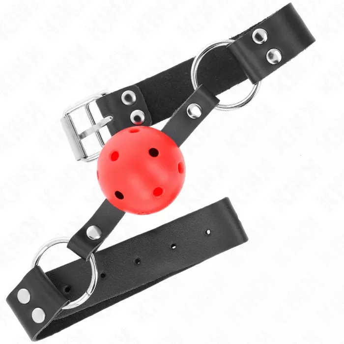 Дышащий кляп KINK COLLAR & GAG 4 см Photo 2