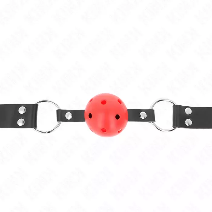 Дышащий кляп KINK COLLAR & GAG 4 см Photo 3