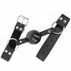 Bumbiņas kneble KINK COLLAR & GAG 4 cm ar regulējamu siksnu Photo 2