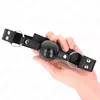 Bumbiņas kneble KINK COLLAR & GAG 4 cm ar regulējamu siksnu Photo 4