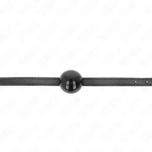 Gag KINK COLLAR & GAG Small Simplicity Strap Ball 4 cm, strap 60 x 2 cm