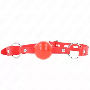 KINK TPE Ball Gag 4 cm with Rojo Lock 60 x 2 cm - D-240863