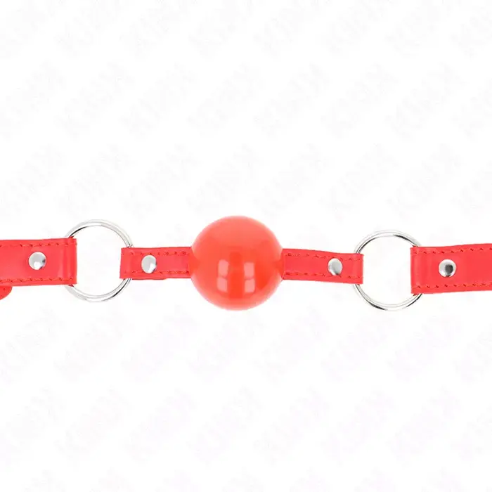 Bumbu kropste KINK COLLAR & GAG TPE 4 cm Photo 3