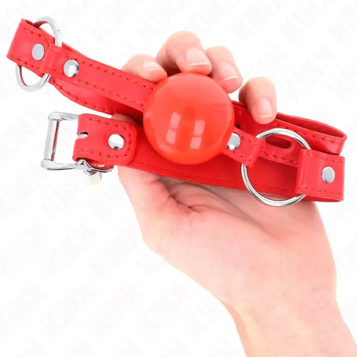 Bumbu kropste KINK COLLAR & GAG TPE 4 cm Photo 4