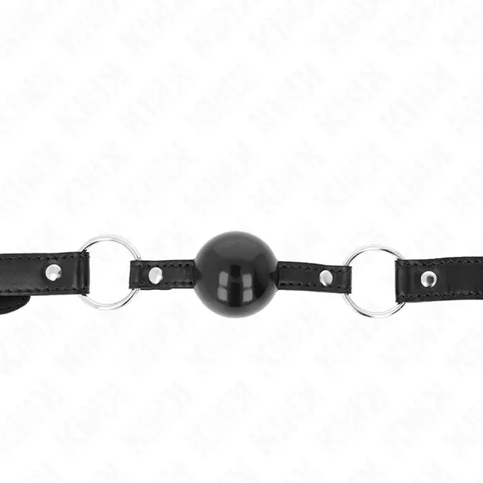 Шариковый кляп KINK COLLAR & GAG 4 см TPE Photo 3