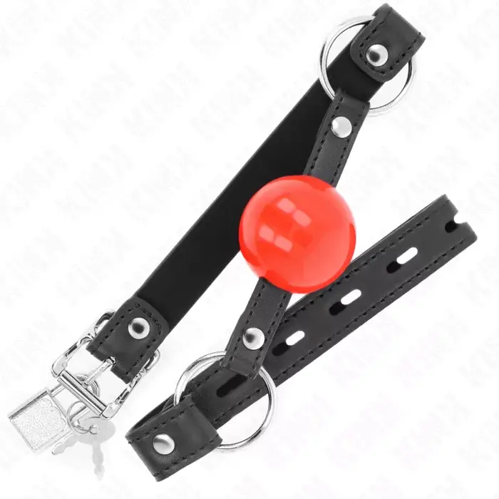 KINK COLLAR & GAG 4 cm ar slēdzeni Photo 2