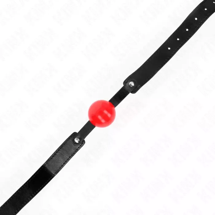 Mutes aizbāznis KINK COLLAR & GAG SOFT TPE 4 cm Modelis 1 Photo 3