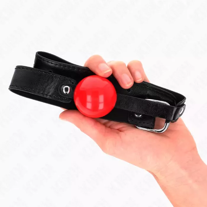Mutes aizbāznis KINK COLLAR & GAG SOFT TPE 4 cm Modelis 1 Photo 5