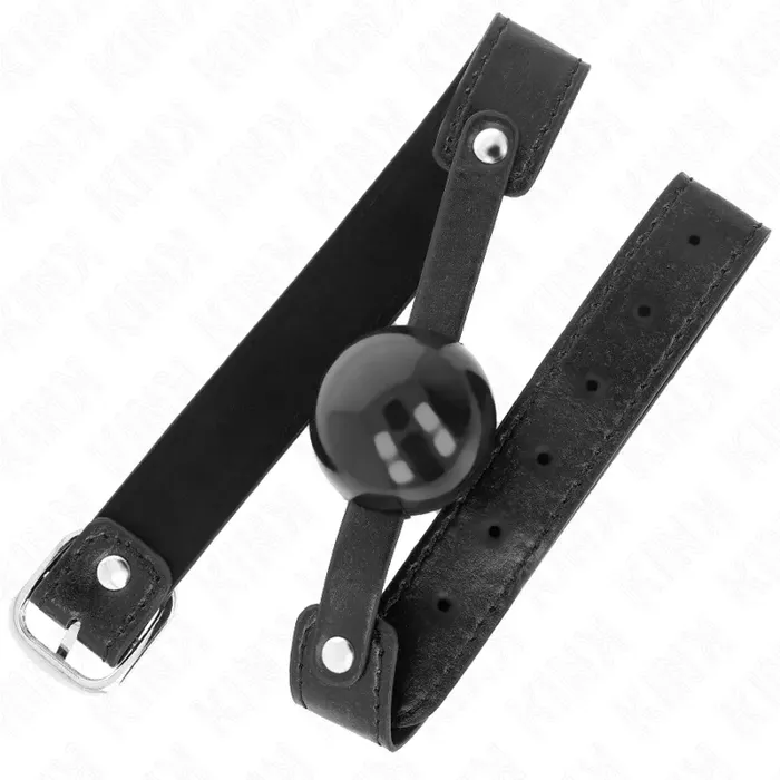 Мячик-затычка KINK COLLAR & GAG модель 2 — 4 см TPE Photo 2