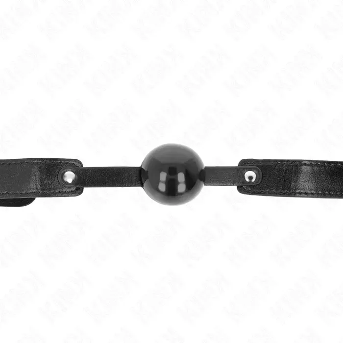 Мячик-затычка KINK COLLAR & GAG модель 2 — 4 см TPE Photo 3