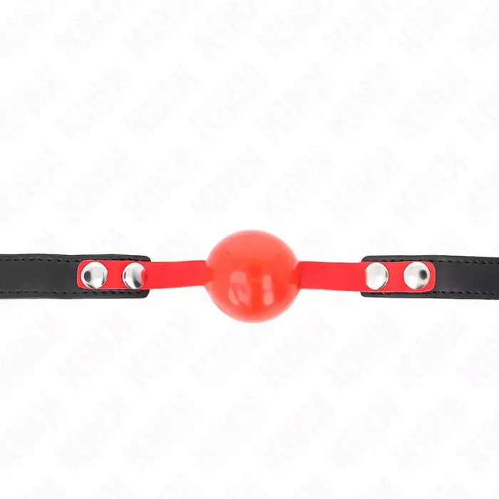 Gags KINK COLLAR & GAG Soft TPE bumba 4 cm modelis 4 Photo 3
