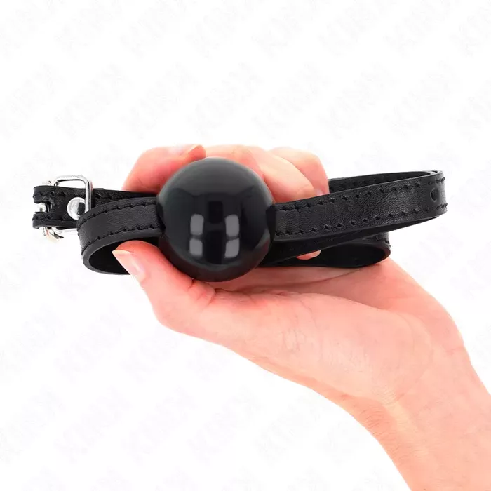 Кляп-шар KINK COLLAR & GAG 4 см Photo 4