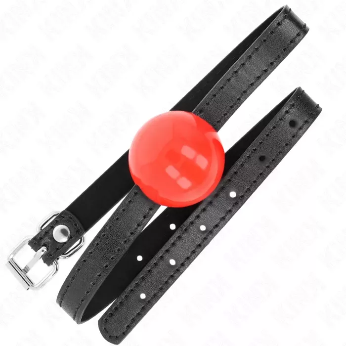 Кляп-шар KINK COLLAR & GAG одиночный 4 см Photo 2