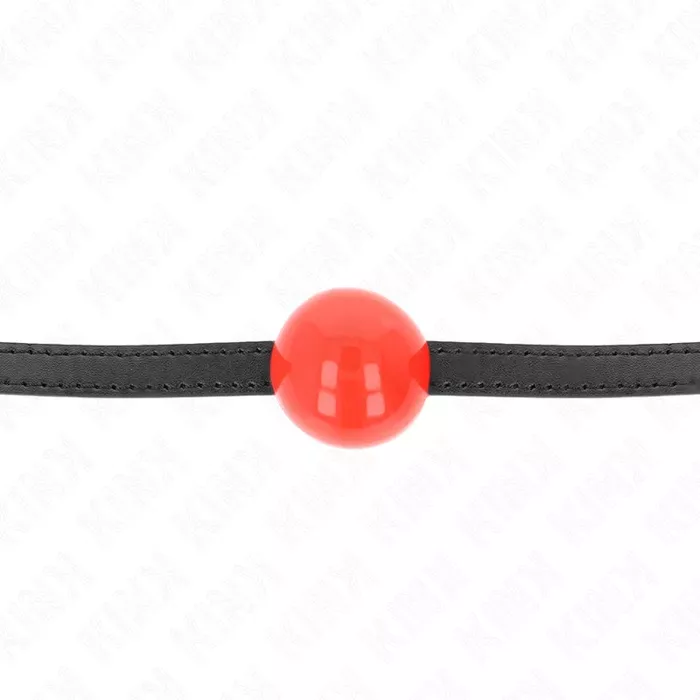 Кляп-шар KINK COLLAR & GAG одиночный 4 см Photo 3